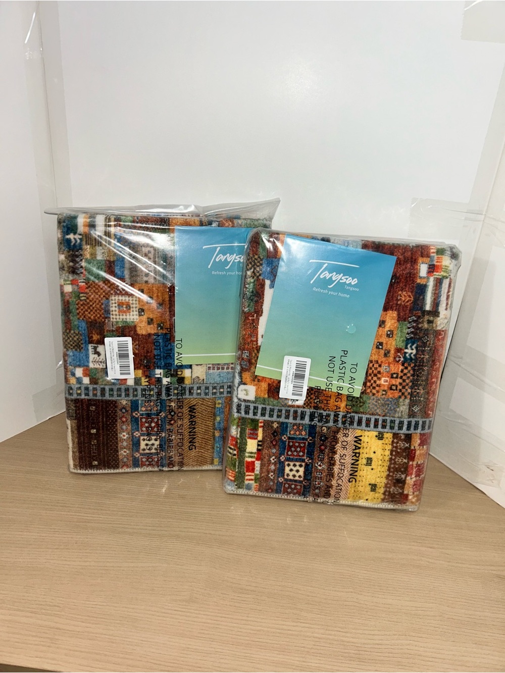 Two-Tanysoo Multicolor Patchwork 2 x 3 washable Rug